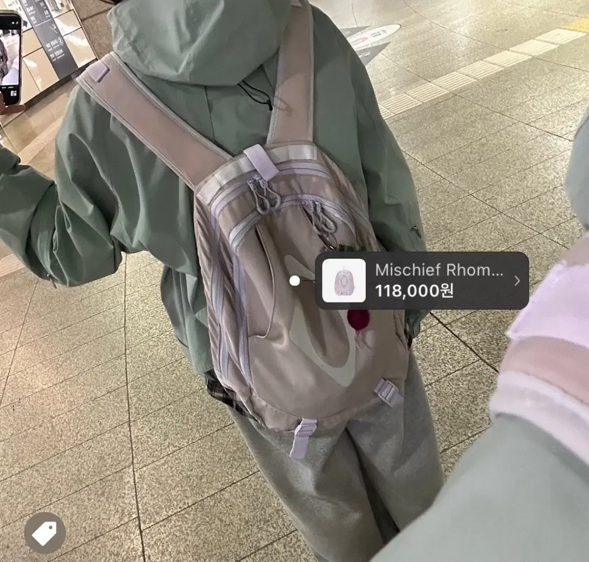 大人気 【MISCHIEF】 Rhombus Mountain Backpack Lavender 미스치프 RHOMBUS MOUNTAIN BACKPACK (LAVENDER) - 위시버킷